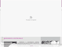 Tablet Screenshot of districanluz.com